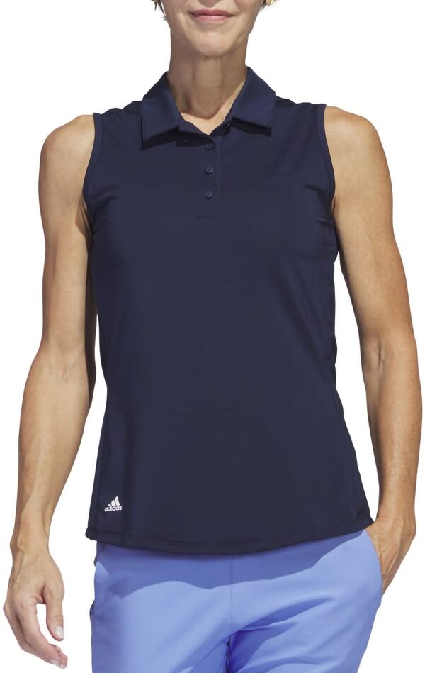 アディダス レディース ポロシャツ トップス adidas Women's Ultimate365 Sleeveless Polo Shirt Collegiate Navyの通販は