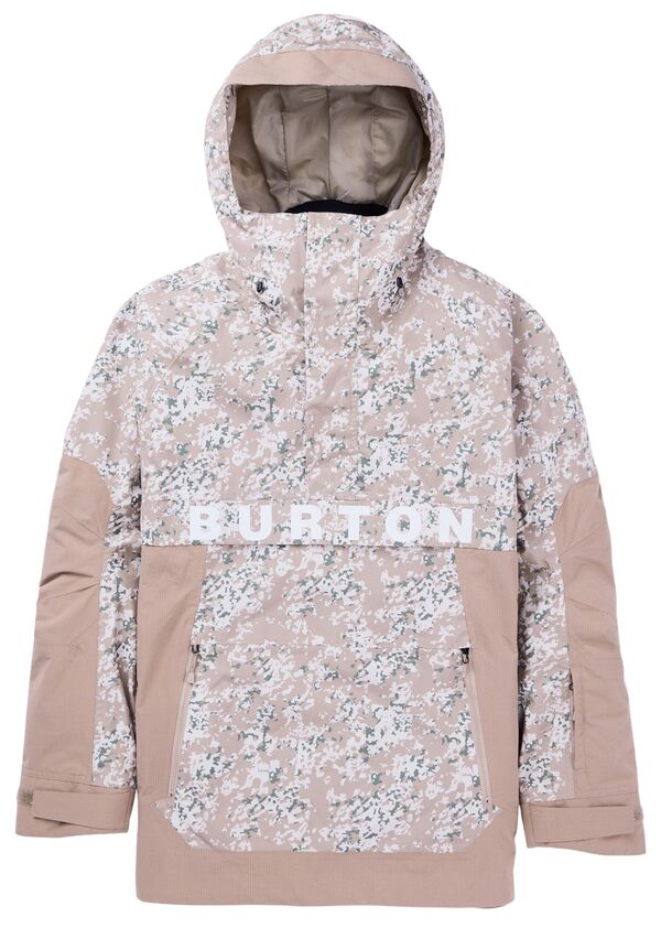 バートン メンズ ジャケット・ブルゾン アウター Burton Men's Frostner Anorak Jacket Snwfall Camo/Summit Taupeの通販は