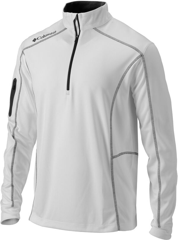 コロンビア メンズ ジャケット・ブルゾン アウター Columbia Men's Shotgun 1/4 Zip Golf Jacket White