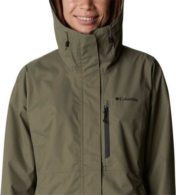 コロンビア レディース ジャケット・ブルゾン アウター Columbia Women's Hikebound Jacket Stone Green