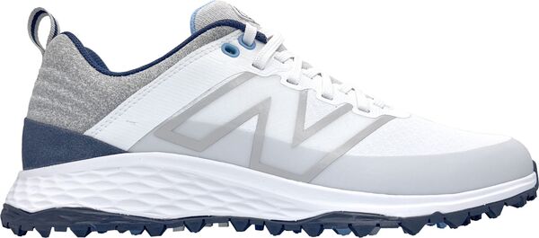 ニューバランス メンズ スニーカー シューズ New Balance Men's Fresh Foam Contend Golf Shoes White/Blueの通販は
