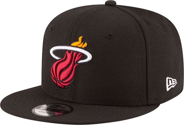 ニューエラ メンズ 帽子 アクセサリー New Era Men's Miami Heat Black 9Fifty Adjustable Hatの通販は 12,480円
