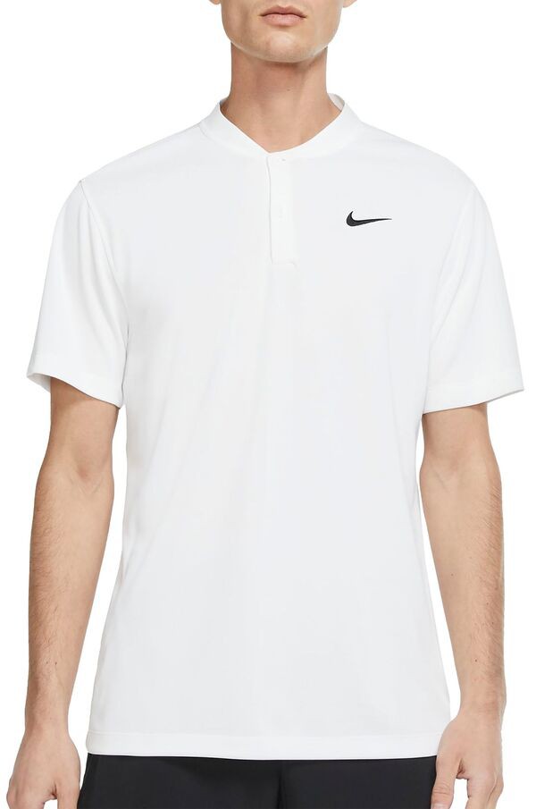 ナイキ メンズ ポロシャツ トップス Nike Men's NikeCourt Dri-FIT Blade Collar Tennis Polo White/Blackの通販は 12,905円
