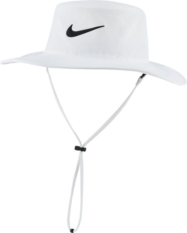 ナイキ メンズ 帽子 アクセサリー Nike Men's 2022 Dri-FIT UV Golf Bucket Hat White/Black