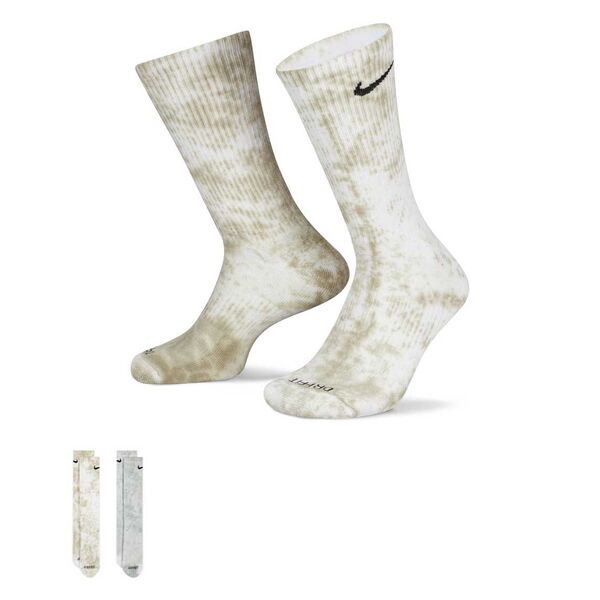 ナイキ レディース 靴下 アンダーウェア Nike Everyday Plus Cushioned Tie-Dye Crew Socks - 2 Pack Mica Greenの通販は 8,980円