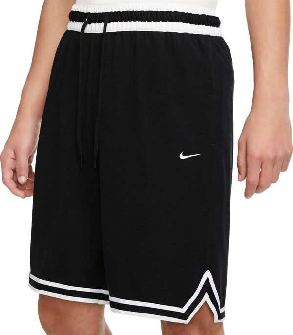 ナイキ メンズ ハーフパンツ・ショーツ ボトムス Nike Men's Dri-FIT DNA Basketball Shorts Black/White