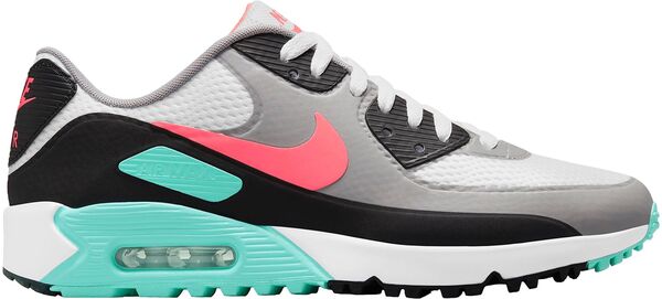 ナイキ メンズ スニーカー シューズ Nike Men's Air Max 90 G Golf Shoes White/Hot Punchの通販は 20,146円