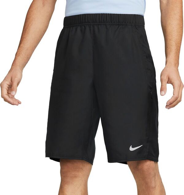 ナイキ メンズ ハーフパンツ・ショーツ ボトムス Nike Men's NikeCourt Dri-FIT Victory 11” Tennis Shorts Black/White