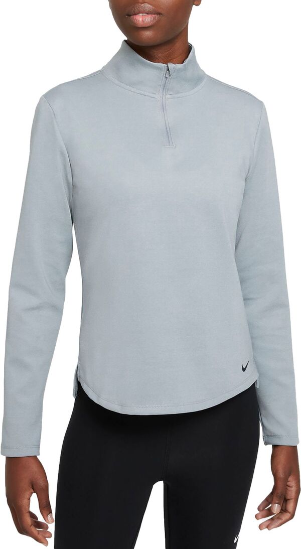 ナイキ レディース シャツ トップス Nike Women's One Therma-FIT Long-Sleeve 1/2-Zip Top Particle Greyの通販は 15,194円