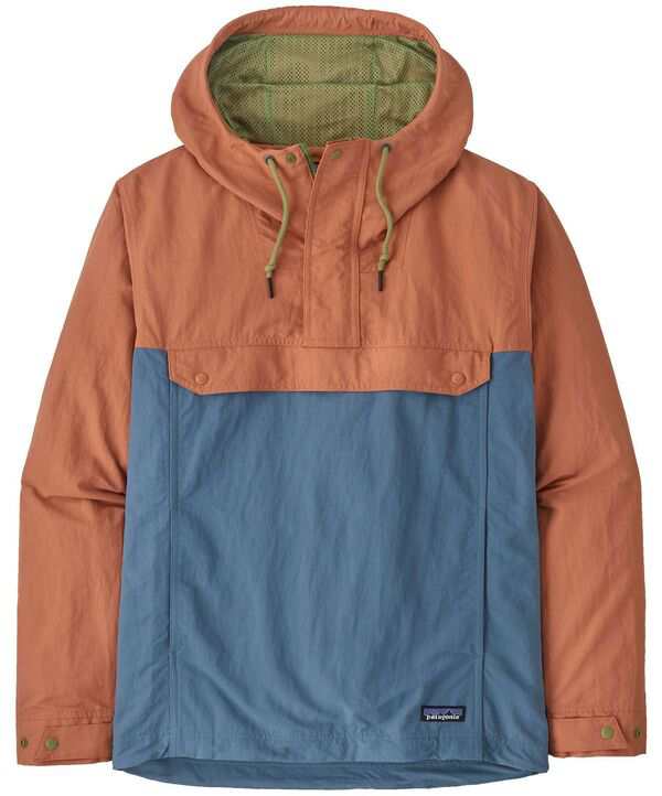 パタゴニア メンズ ジャケット・ブルゾン アウター Patagonia Men's Isthmus Anorak Wind Jacket Utility Blue