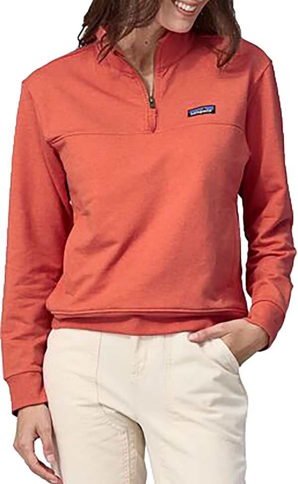 パタゴニア レディース シャツ トップス Patagonia Women's Ahnya 1/4 Zip Pullover Coho Coral