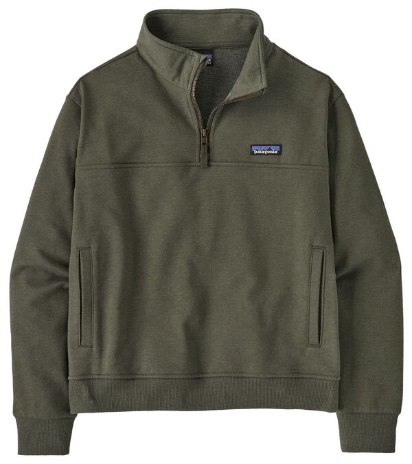 パタゴニア レディース シャツ トップス Patagonia Women's Ahnya 1/4 Zip Pullover Pine Needle Greenの通販は