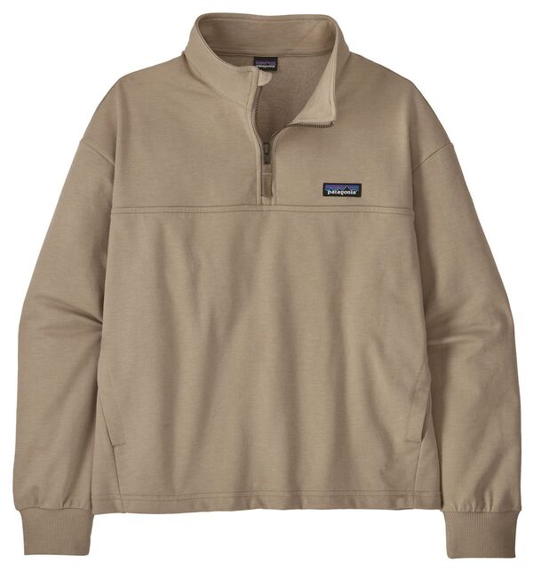 パタゴニア レディース シャツ トップス Patagonia Women's Ahnya 1/4 Zip Pullover Seabird Greyの通販は