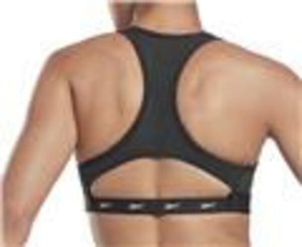 リーボック レディース ブラジャー アンダーウェア Reebok Women's Lux Vector Racer Sports Bra Black