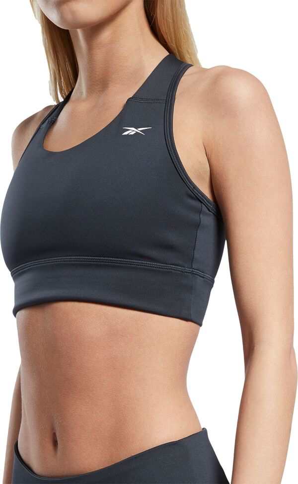 リーボック レディース ブラジャー アンダーウェア Reebok Women's Running Essentials High-Impact Sports Bra Night Black