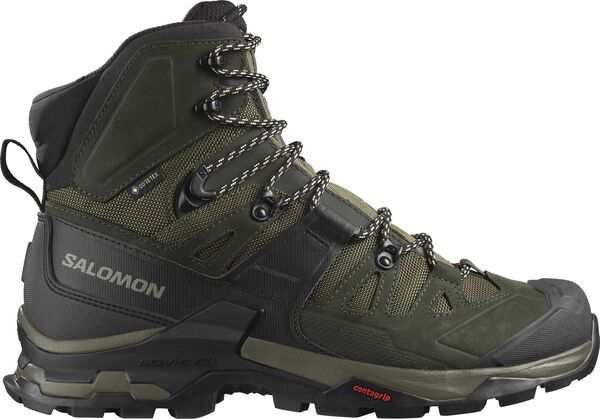 サロモン メンズ スニーカー シューズ Salomon Men's Quest 4 GTX Hiking Boots Olive Night