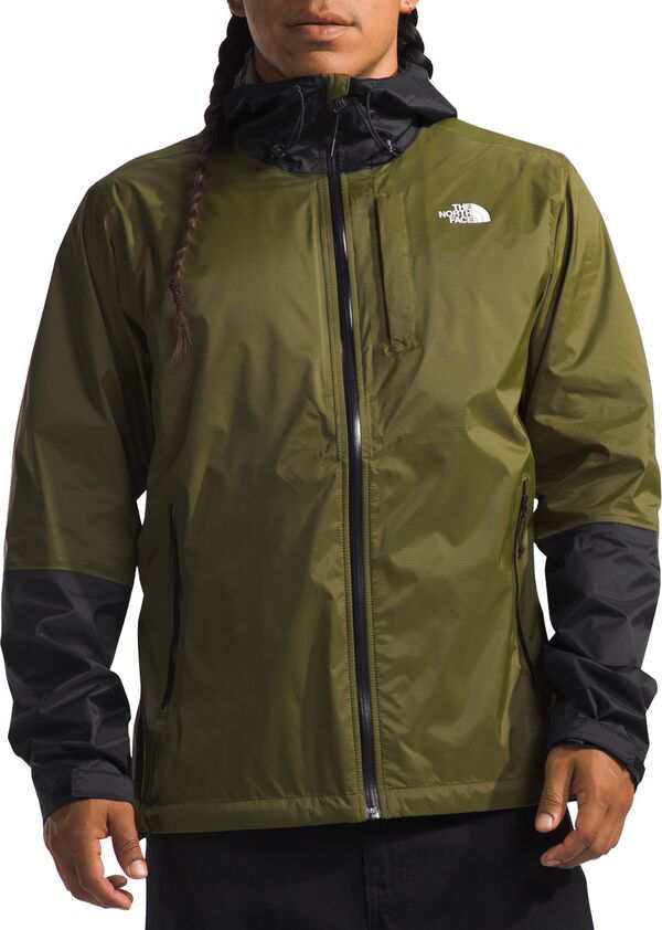 ノースフェイス メンズ ジャケット・ブルゾン アウター The North Face Men's Alta Vista Rain Jacket Forest Olive/Tnf Black