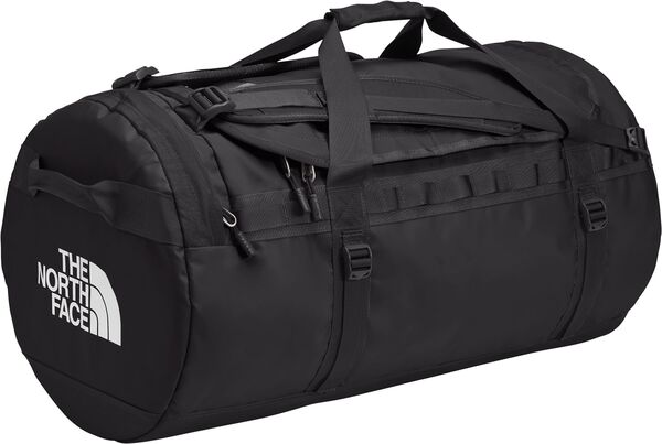 ノースフェイス メンズ ボストンバッグ バッグ The North Face Large Base Camp Duffle Black/Whiteの通販は