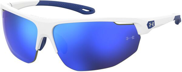 アンダーアーマー メンズ サングラス・アイウェア アクセサリー Under Armour Clutch Polarized Sunglasses Blue/White/Grey