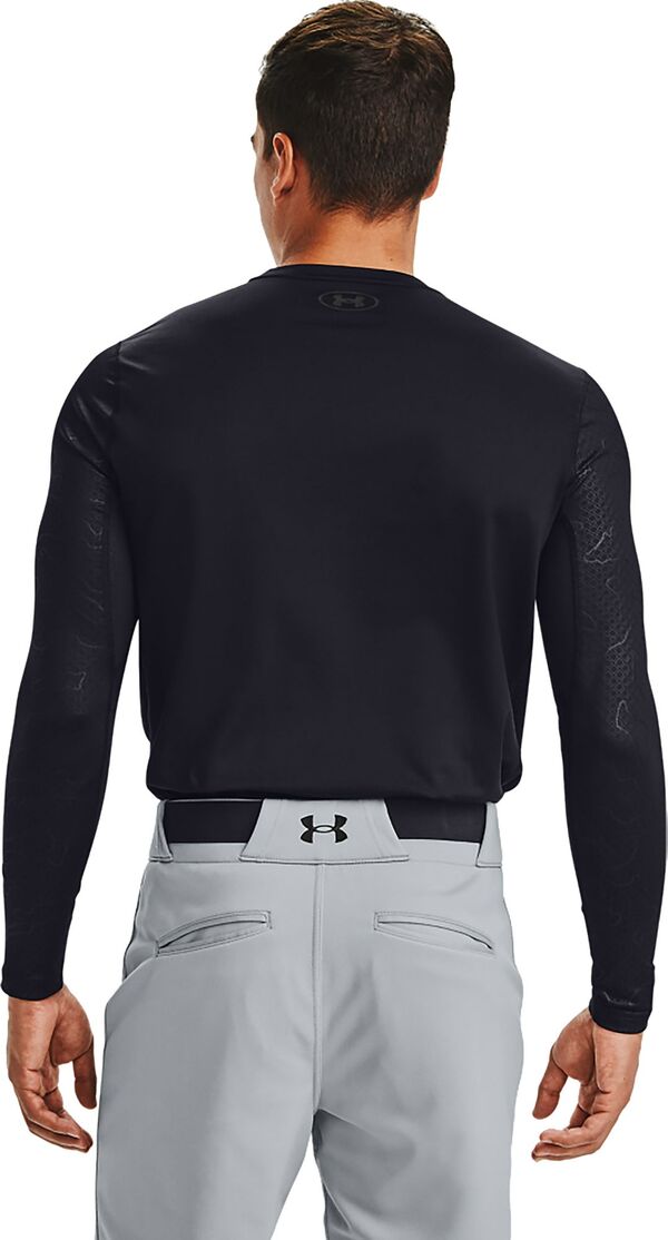 アンダーアーマー メンズ シャツ トップス Under Armour Men's Baseball ColdGearR Long Sleeve Shirt Black