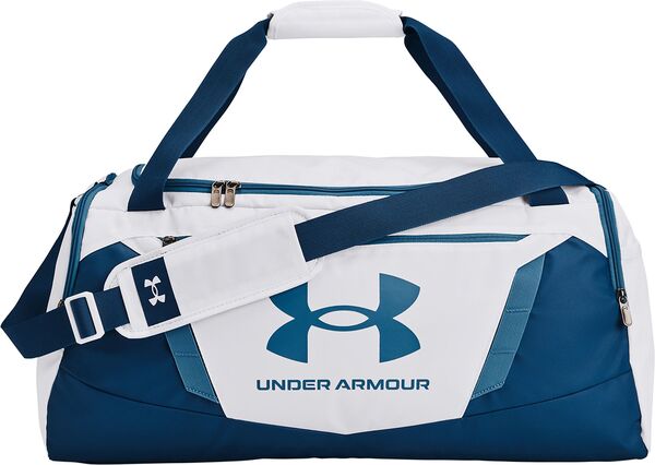 アンダーアーマー メンズ ボストンバッグ バッグ Under Armour Undeniable 5.0 Duffle MD Wht/Vrsty Blue/Csmc Blue