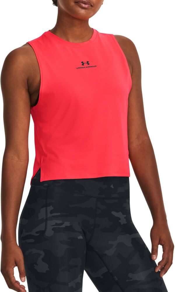 アンダーアーマー レディース シャツ トップス Under Armour Women's RUSH Energy Cropped Tank Top Beta