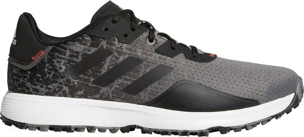 アディダス メンズ スニーカー シューズ Adidas Men's S2G Spikeless Golf Shoes Grey/Black