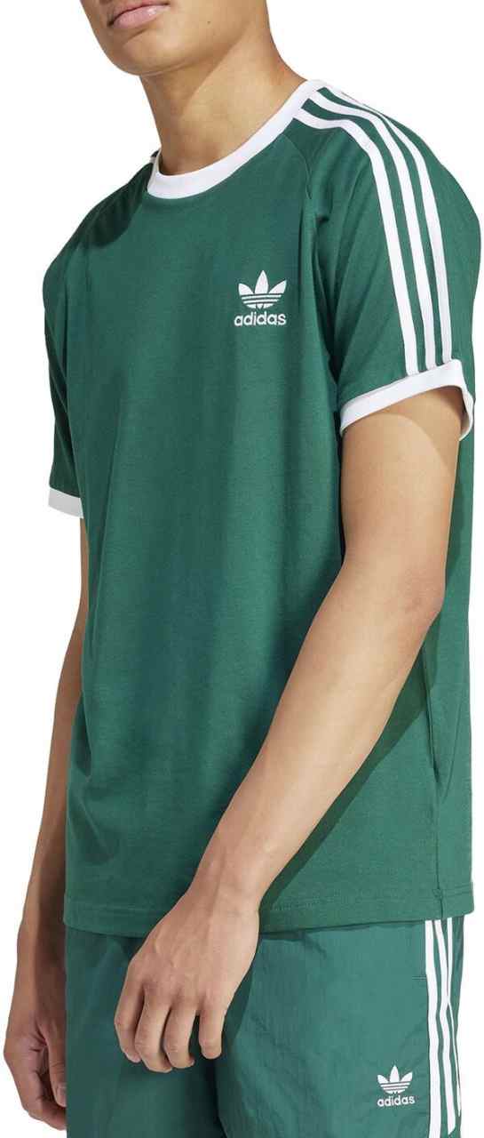 アディダス メンズ シャツ トップス adidas Originals Men's Adicolor Classics 3-Stripes T-Shirt Collegiate Green