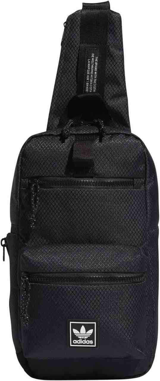 アディダス メンズ ボディバッグ・ウエストポーチ バッグ adidas Originals Utility Sling Bag Black