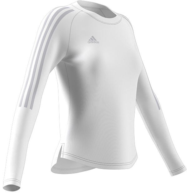 アディダス レディース シャツ トップス adidas Women's Long Sleeve White Volleyball Jersey Team Light Grey/White