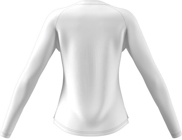 アディダス レディース シャツ トップス adidas Women's Long Sleeve White Volleyball Jersey Team Light Grey/White