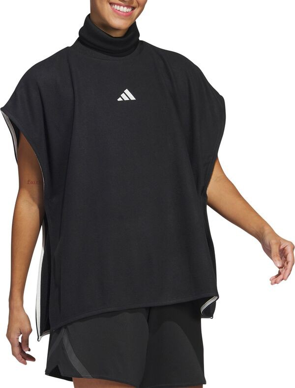 アディダス レディース シャツ トップス adidas Women's Select Basketball Poncho Black