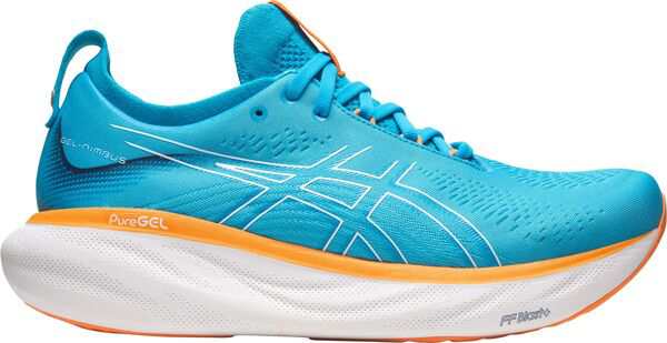 アシックス メンズ スニーカー シューズ ASICS Men's Gel-Nimbus 25 Running Shoes Blue/Grey