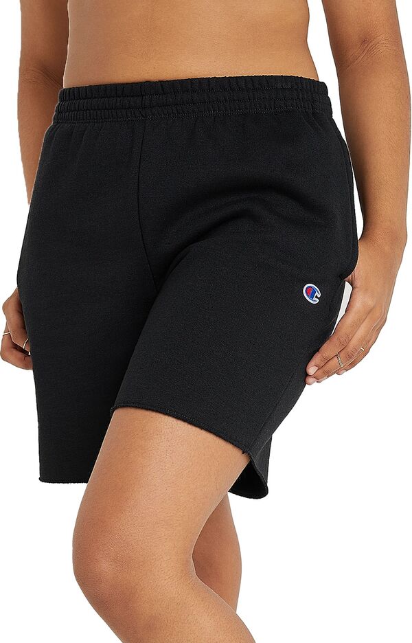 チャンピオン レディース ハーフパンツ・ショーツ ボトムス Champion Women's Powerblend Fleece Shorts Blackの通販は