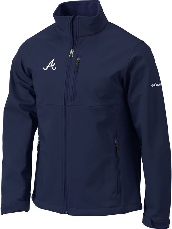 コロンビア メンズ ジャケット・ブルゾン アウター Columbia Men's Atlanta Braves Navy Ascender Full-Zip Jacketの通販は 25,350円