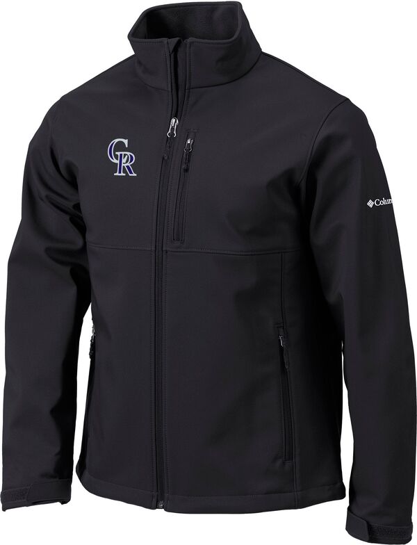 コロンビア メンズ ジャケット・ブルゾン アウター Columbia Men's Colorado Rockies Black Ascender Full-Zip Jacketの通販は