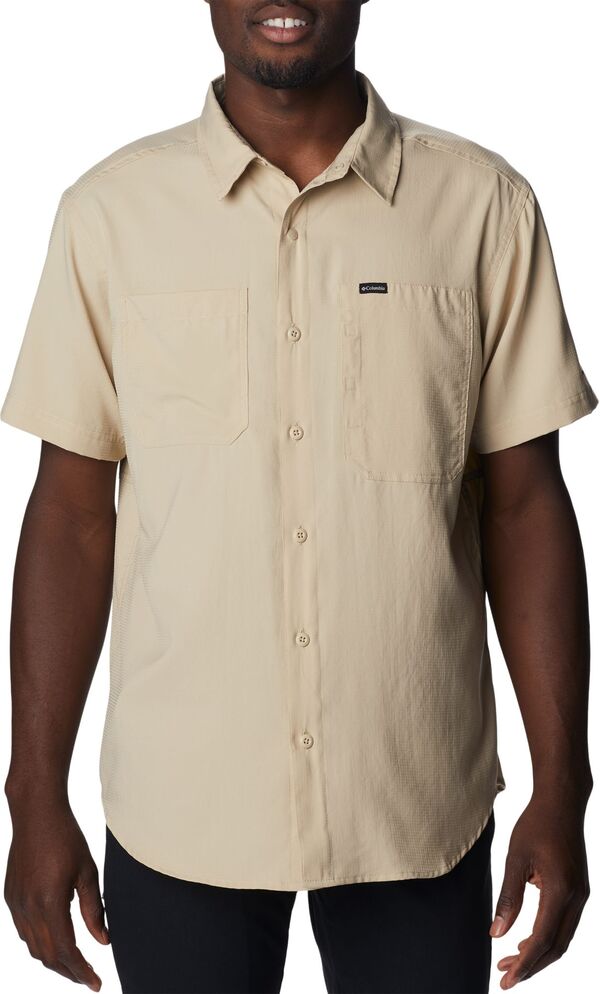 コロンビア メンズ シャツ トップス Columbia Men's Silver Ridge Utility Lite Short Sleeve Shirt Ancient Fossil