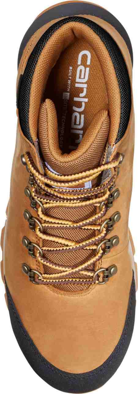 カーハート メンズ ブーツ・レインブーツ シューズ Carhartt Men's Gilmore 5” Waterproof Soft Toe Hiker Work Boots Light Brown