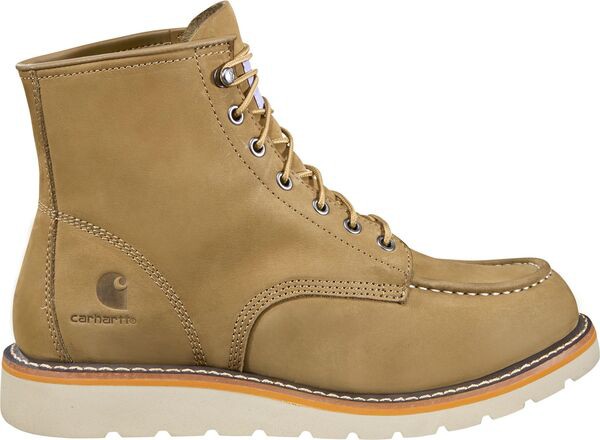 カーハート メンズ ブーツ・レインブーツ シューズ Carhartt Men's 6” Moc Soft Toe Wedge Work Boots Coyote