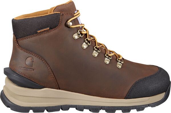 カーハート メンズ ブーツ・レインブーツ シューズ Carhartt Men's Gilmore 5” Waterproof Work Boots Brown Oil Tanned