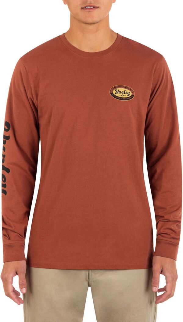 ハーレー メンズ シャツ トップス Hurley Men's Everyday Label Long Sleeve Shirt Zion Rustの通販は