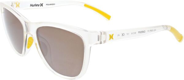 ハーレー メンズ サングラス・アイウェア アクセサリー Hurley Cardiff Polarized Sunglasses Crystal Clear