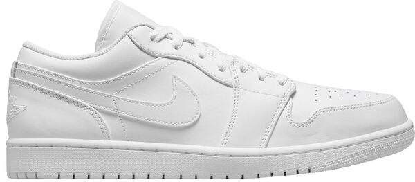 ジョーダン メンズ スニーカー シューズ Air Jordan 1 Low Shoes White/White/Whiteの通販は