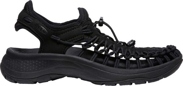 キーン レディース サンダル シューズ KEEN Women's UNEEK Two-Cord Sandals Black/Black