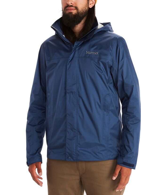 マーモット メンズ ジャケット・ブルゾン アウター Marmot Men's PreCip Eco Rain Jacket Arctic Navy