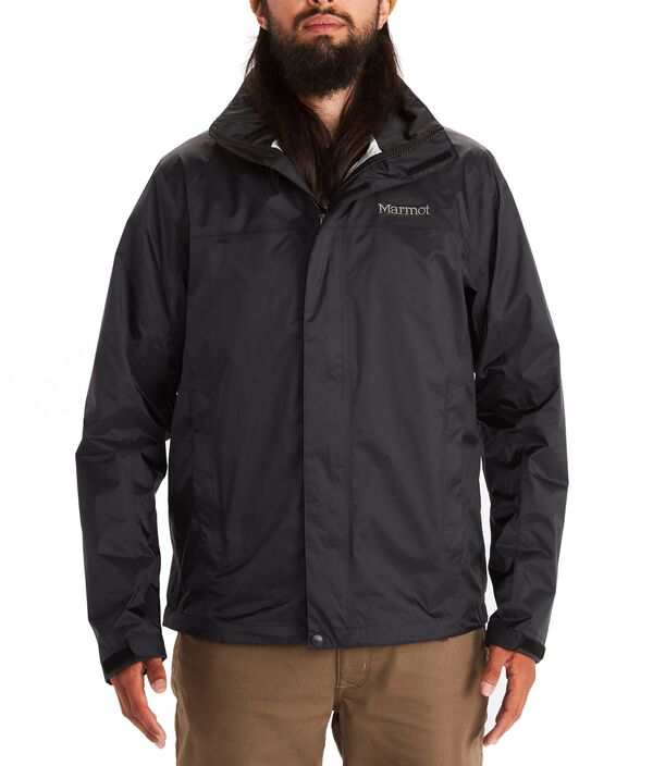 マーモット メンズ ジャケット・ブルゾン アウター Marmot Men's PreCip Eco Rain Jacket Black