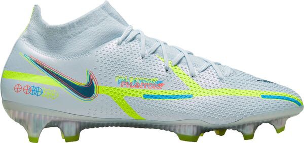 ナイキ レディース スニーカー シューズ Nike Phantom GT2 Elite Dynamic Fit FG Soccer Cleats Grey/Blue