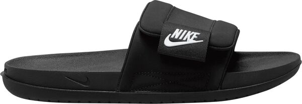 ナイキ メンズ サンダル シューズ Nike Men's OffCourt Adjustable Slides Black/White/Blackの通販は