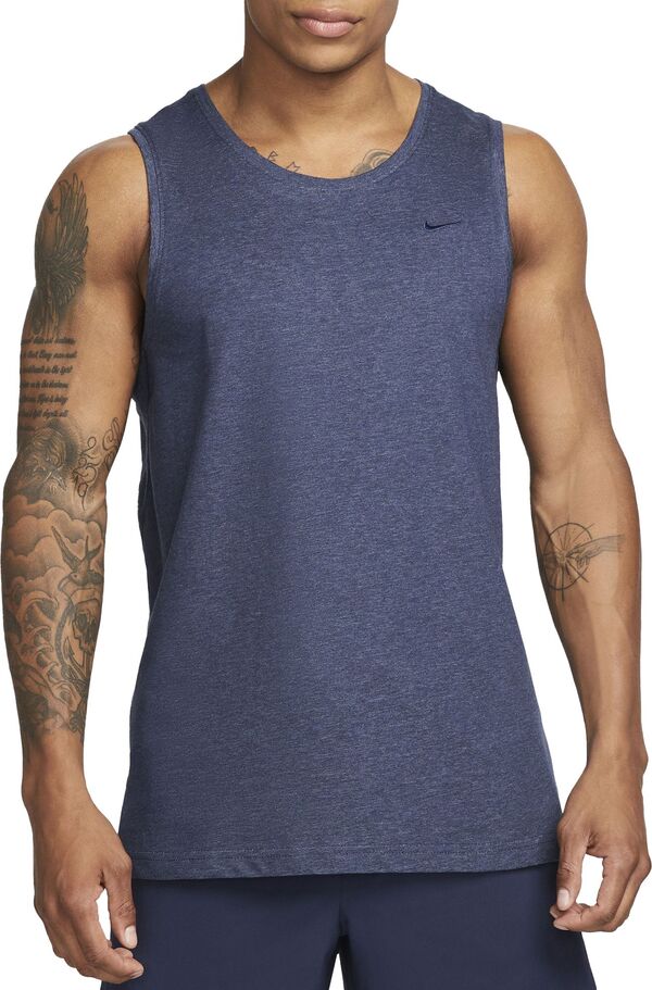 ナイキ メンズ シャツ トップス Nike Men's Dri-FIT Primary Versatile Fitness Tank Top Obsidian Heather
