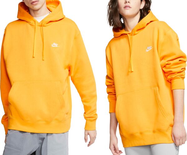 ナイキ メンズ パーカー・スウェット アウター Nike Men's Sportswear Club Fleece Pullover Hoodie University Goldの通販は